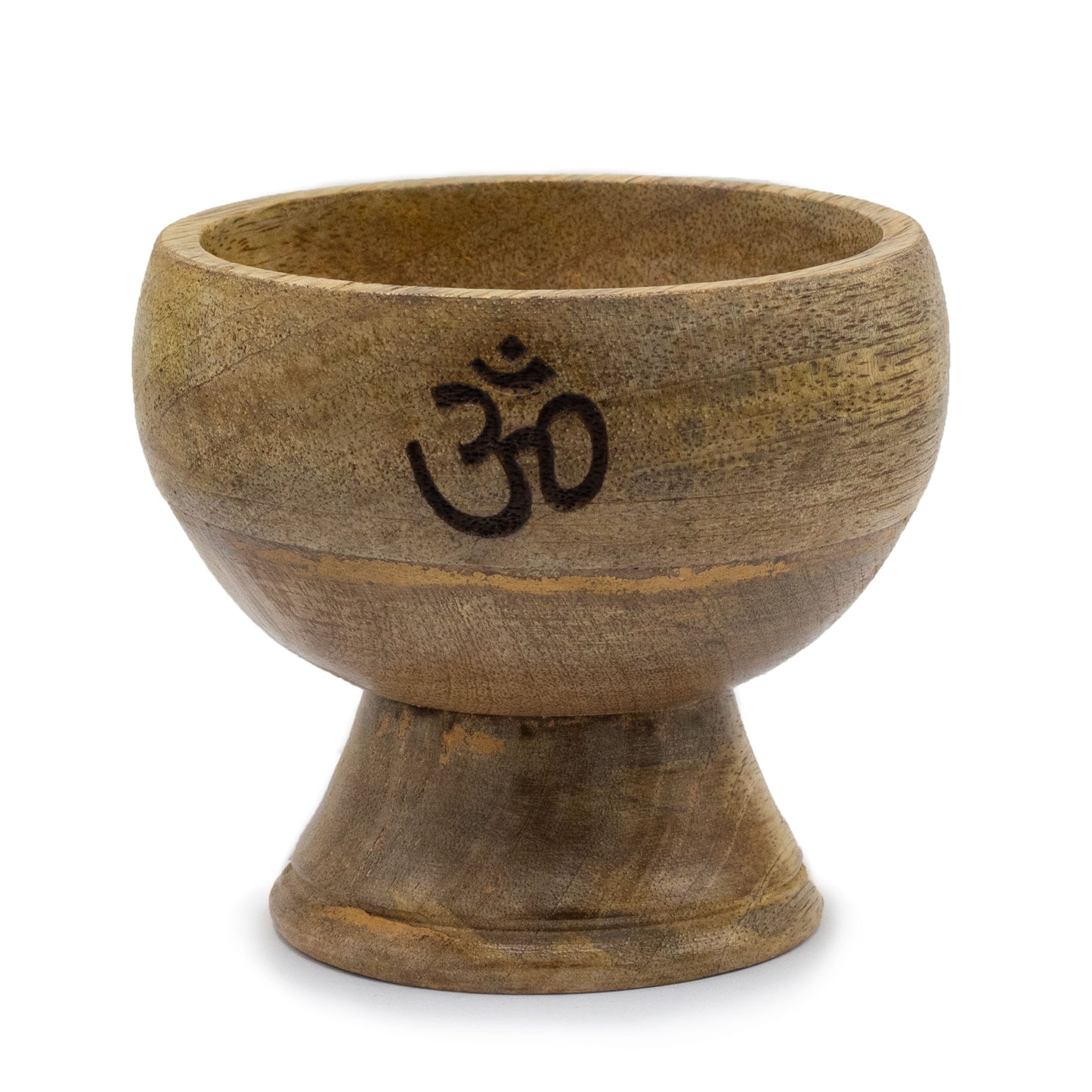 Lrg Ritual Bowl Incense Cone Holder 11x10 cm - Om