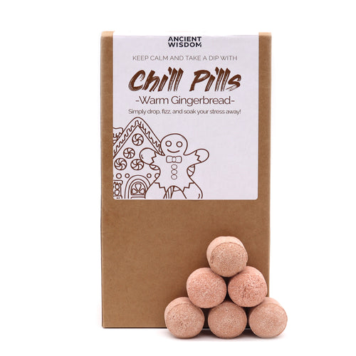 Chill Pills Bath Bomb Gift Set - Warm Gingerbread