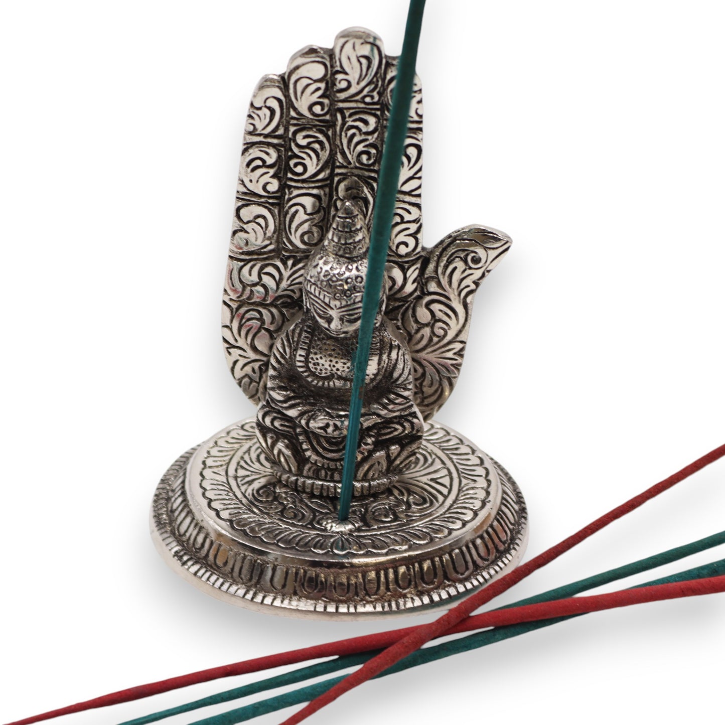 Hand Buddha Incense Holder 13x9cm