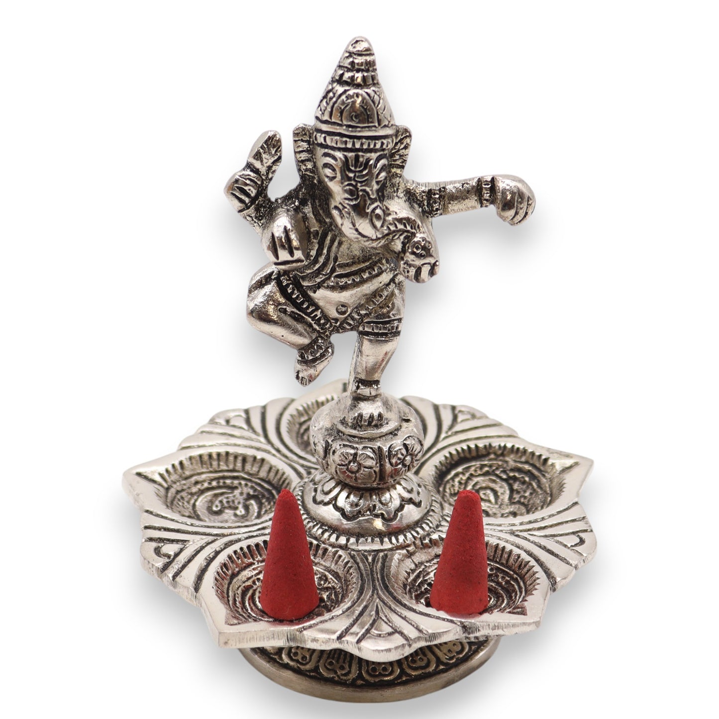 Dancing Ganesha Incense Holder 14x10cm