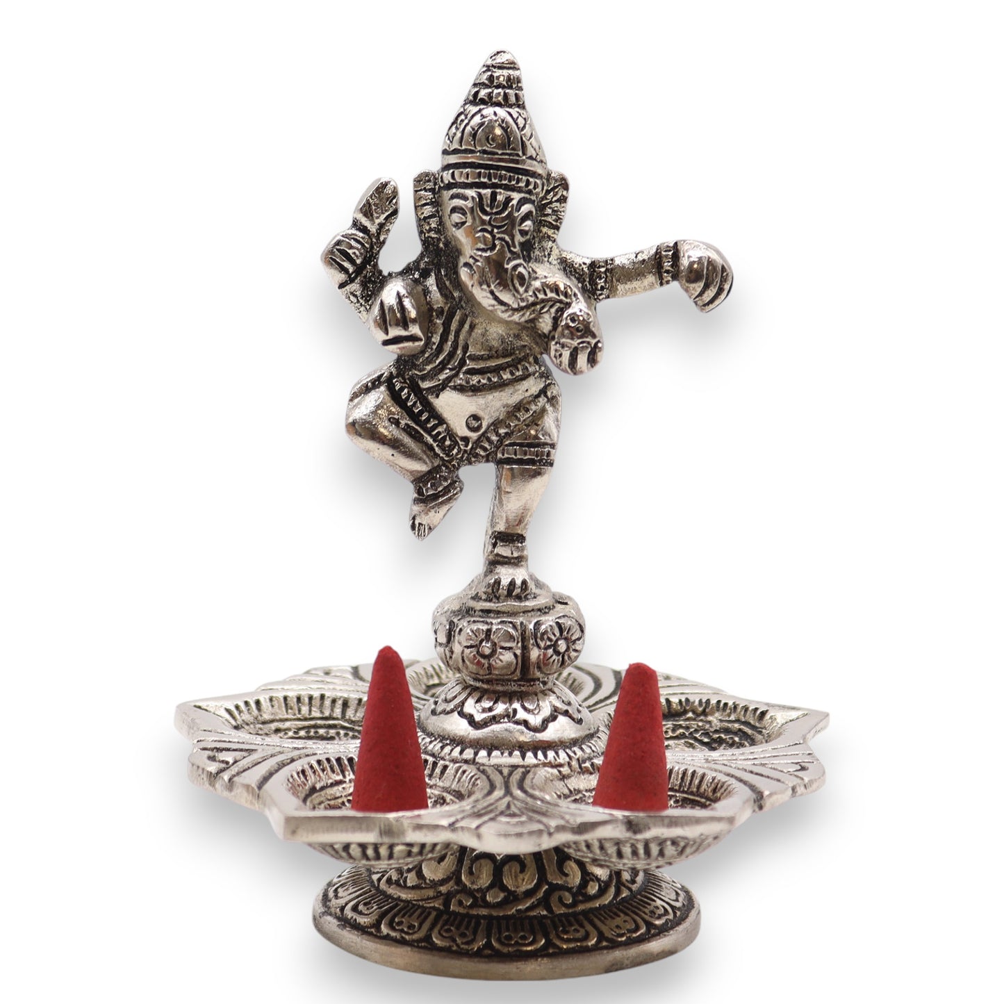 Dancing Ganesha Incense Holder 14x10cm