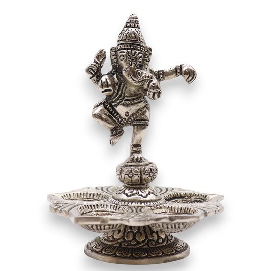 Dancing Ganesha Incense Holder 14x10cm