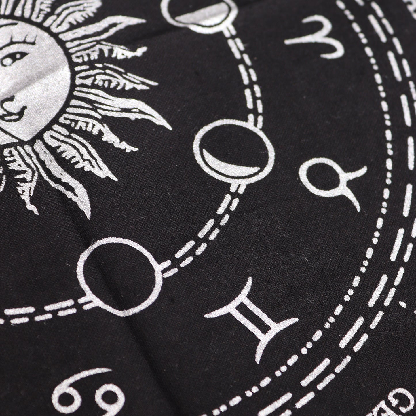 Esoteric Fringed Altar Cloth - Horoscope