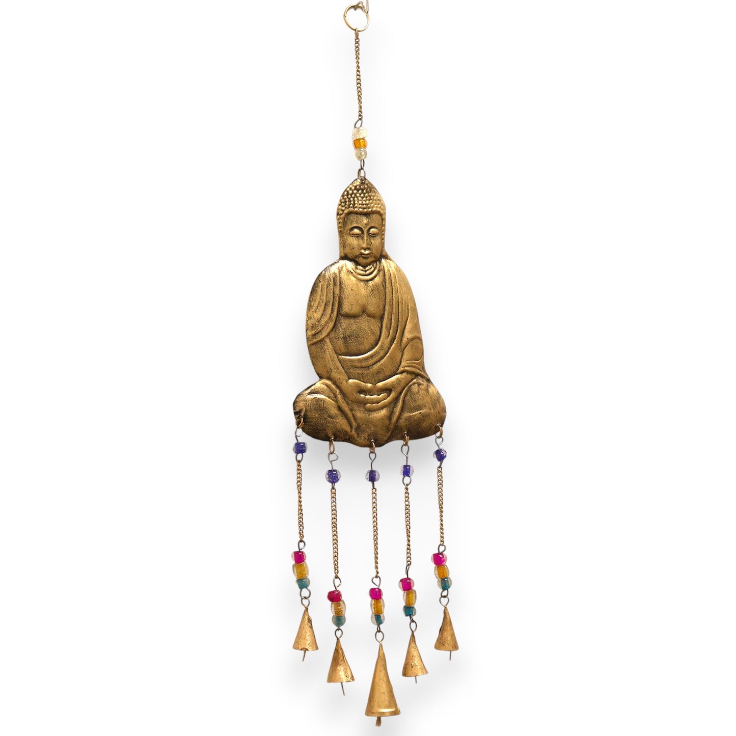 Indian Chimes - Lrg Buddha 5 Bell Chimes