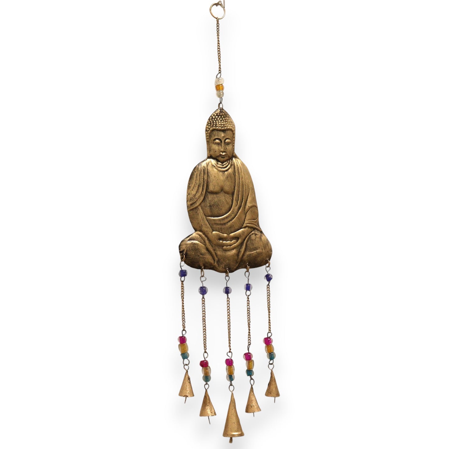 Indian Chimes - Lrg Buddha 5 Bell Chimes