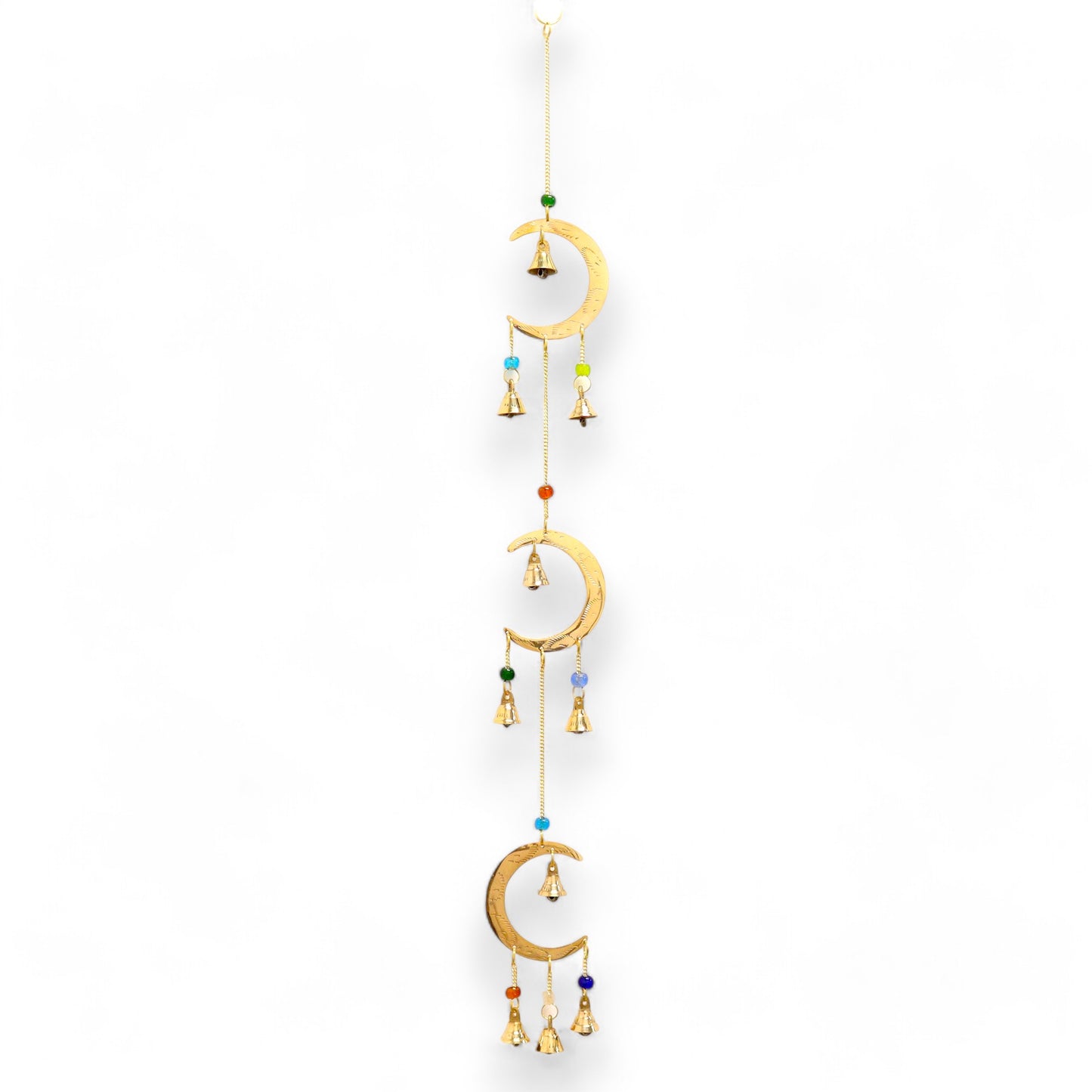 Indian Chimes - Moon Drop - 10  Bells - 6.5x63cm