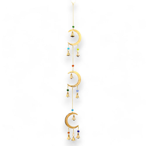 Indian Chimes - Moon Drop - 10  Bells - 6.5x63cm