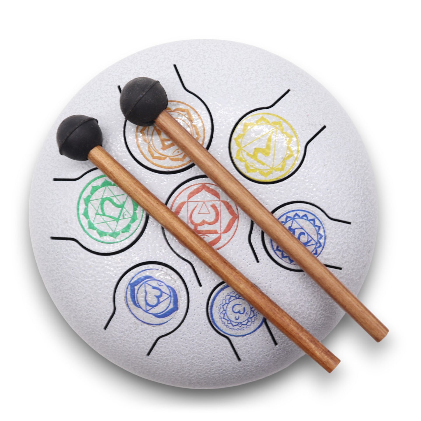 Steel Tongue Happy Drums  7 Chakra - 18cm