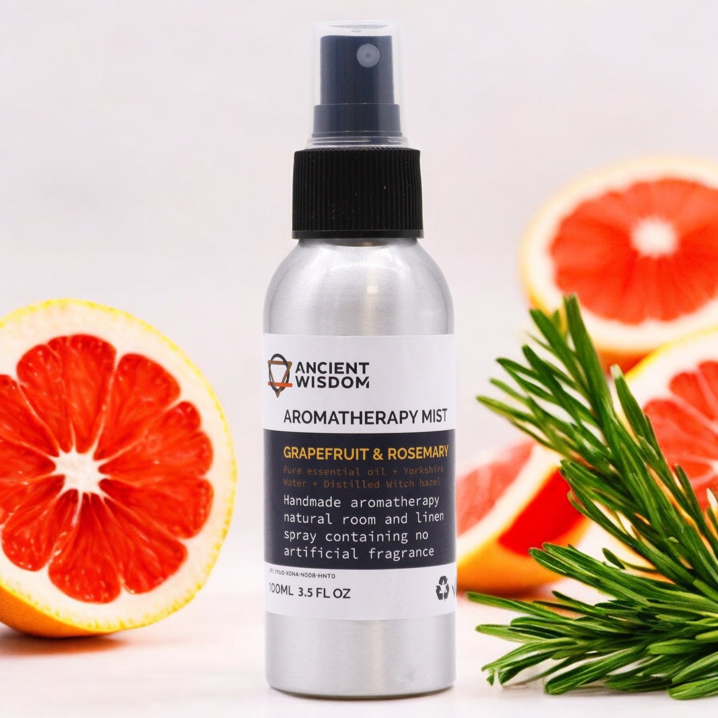 100ml Essential Oil Mist - Graperfruit and Rosemary