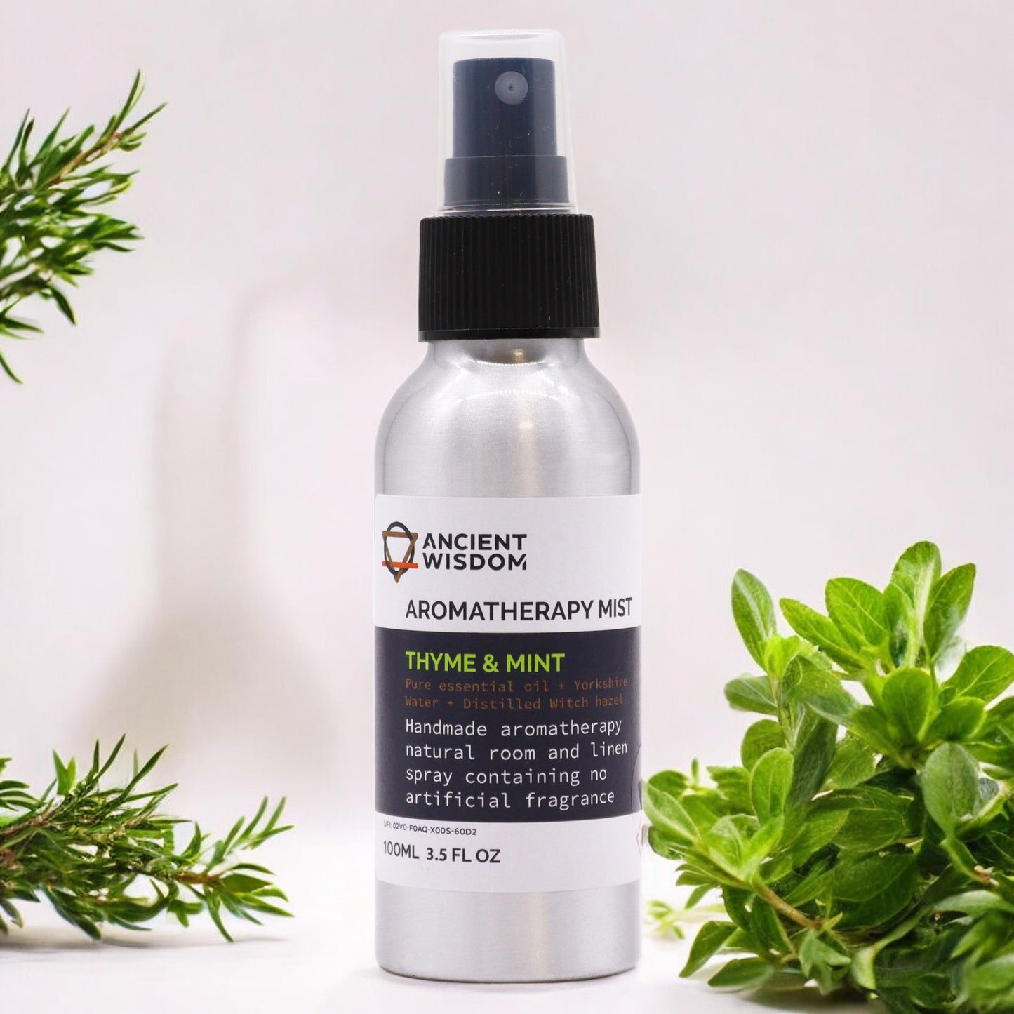 100ml Essential Oil Mist - Thyme & Mint