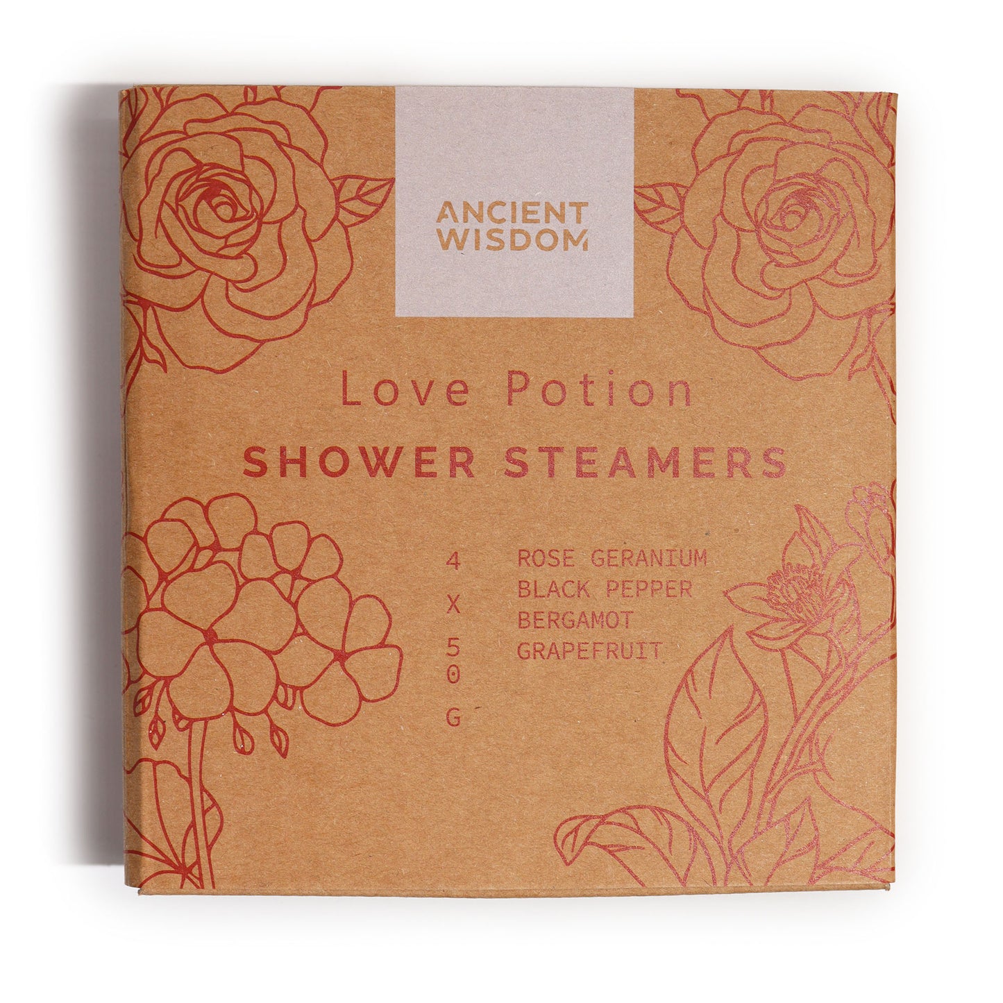 Shower Steamers - Love Potion (Pinky Red)