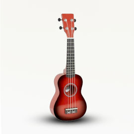 Hand Crafted Ukulele - Natural Sunburst Finish (4 String)