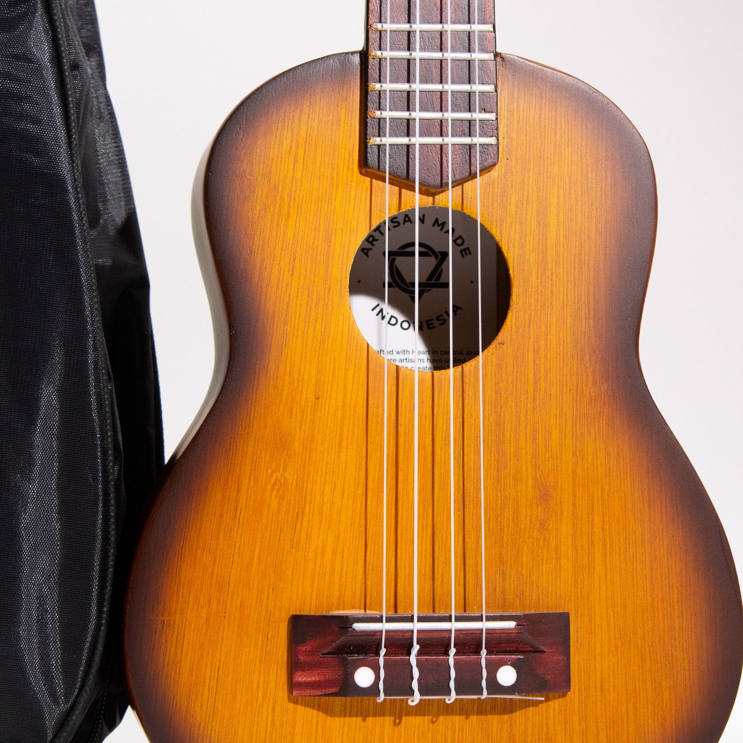 Hand Crafted Ukulele - Natural Sunburst Finish (4 String)