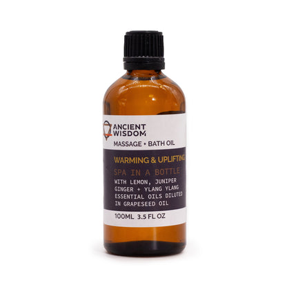 Warm & Uplifting Massage Oil - 100ml
