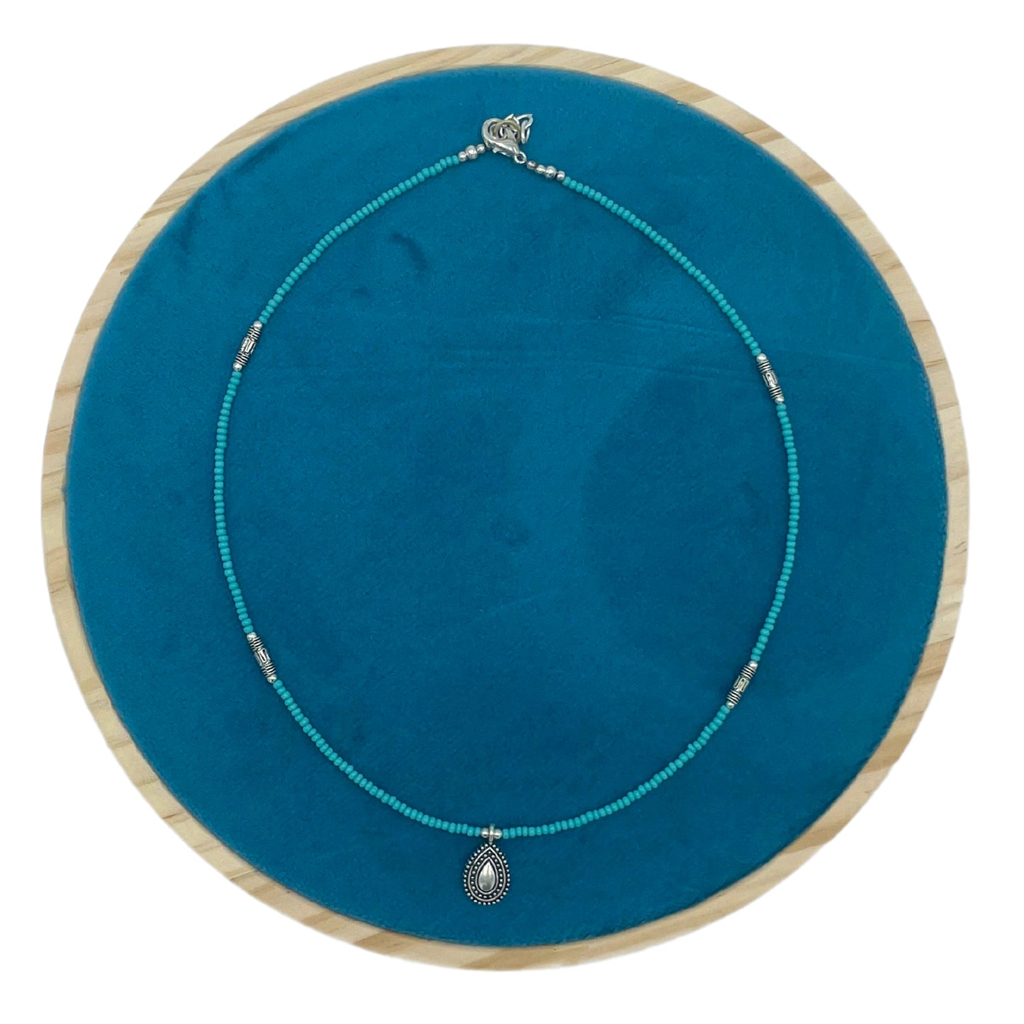 Nepalese Extra Fine Gem Necklace - Turquoise & Teardrop