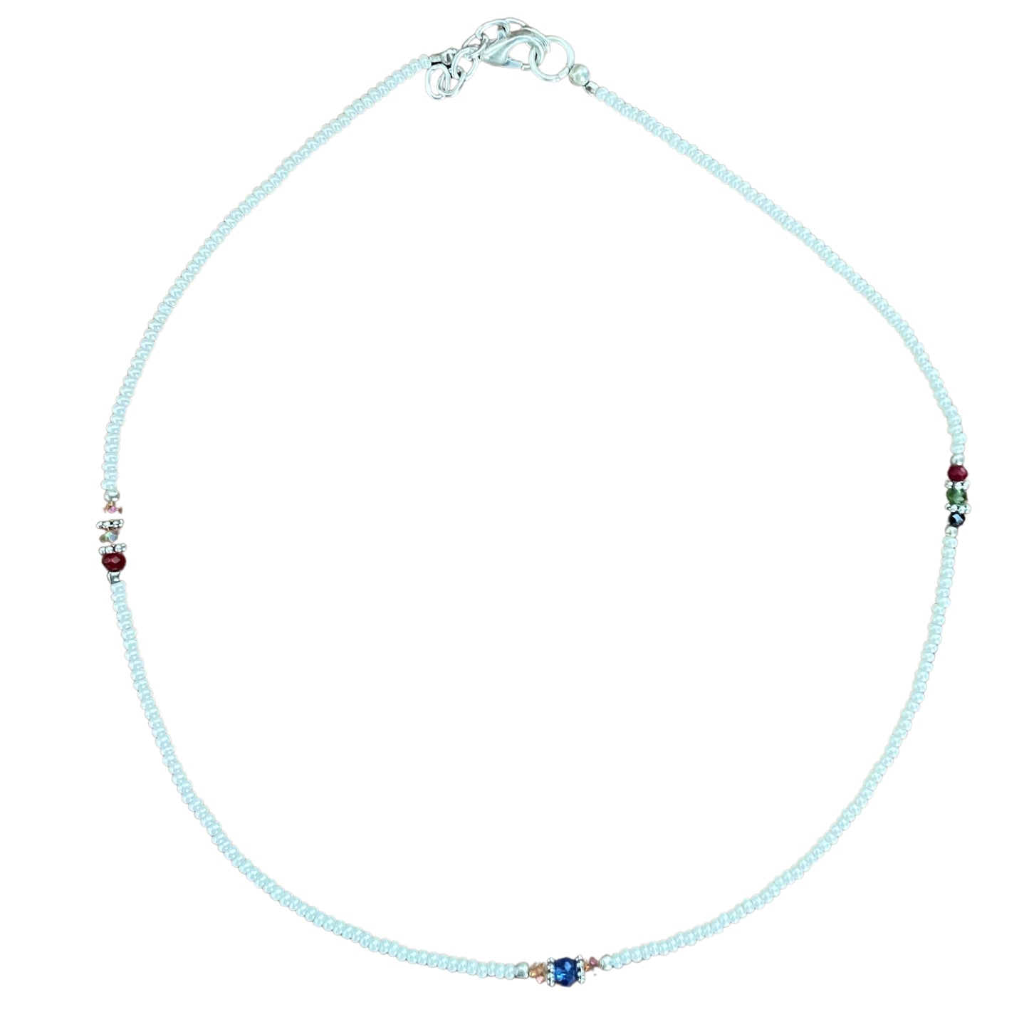 Nepalese Extra Fine Gem Necklace - Pearl & Cut Beads