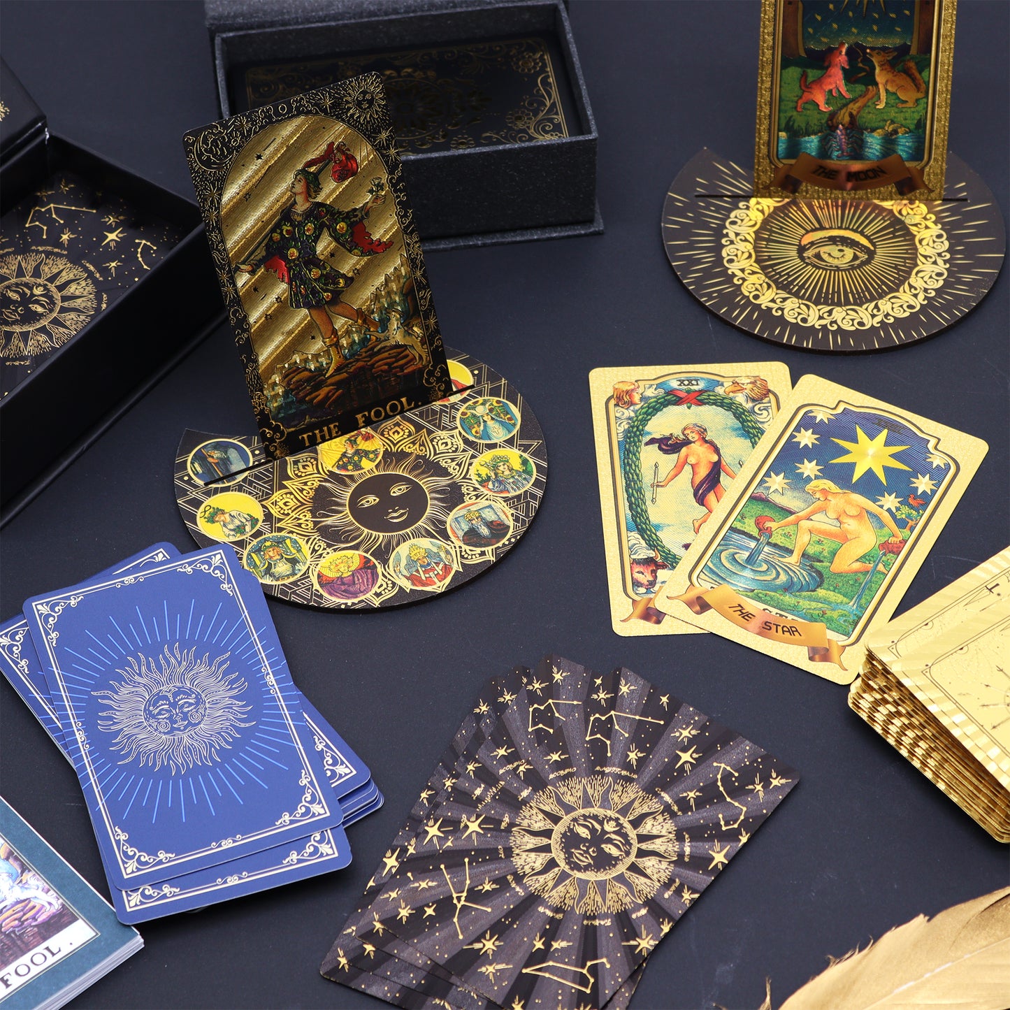 Gold Foil Tarot - Let the Magic Begin - Gift Set