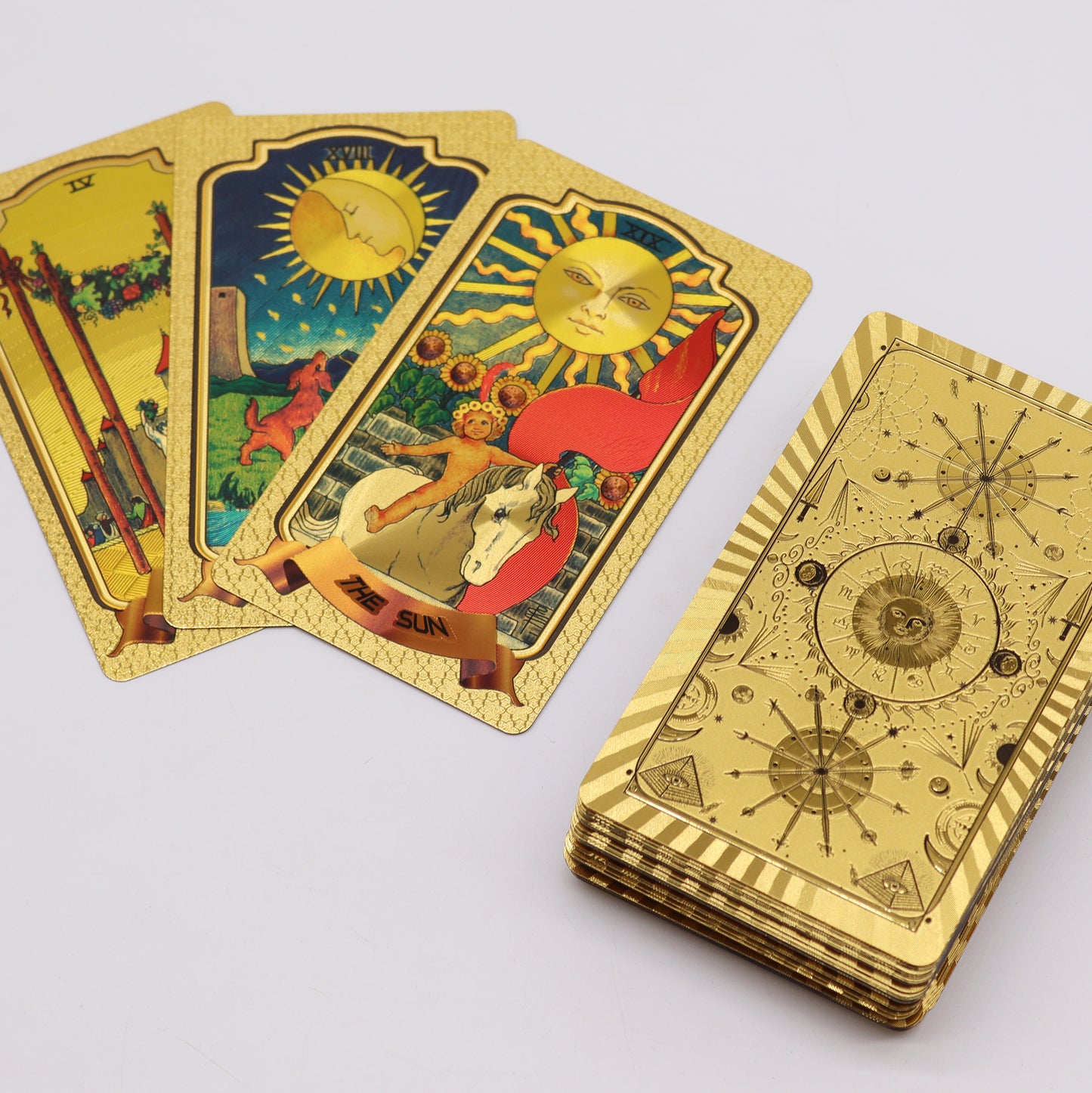 Golden Tarot Card Set