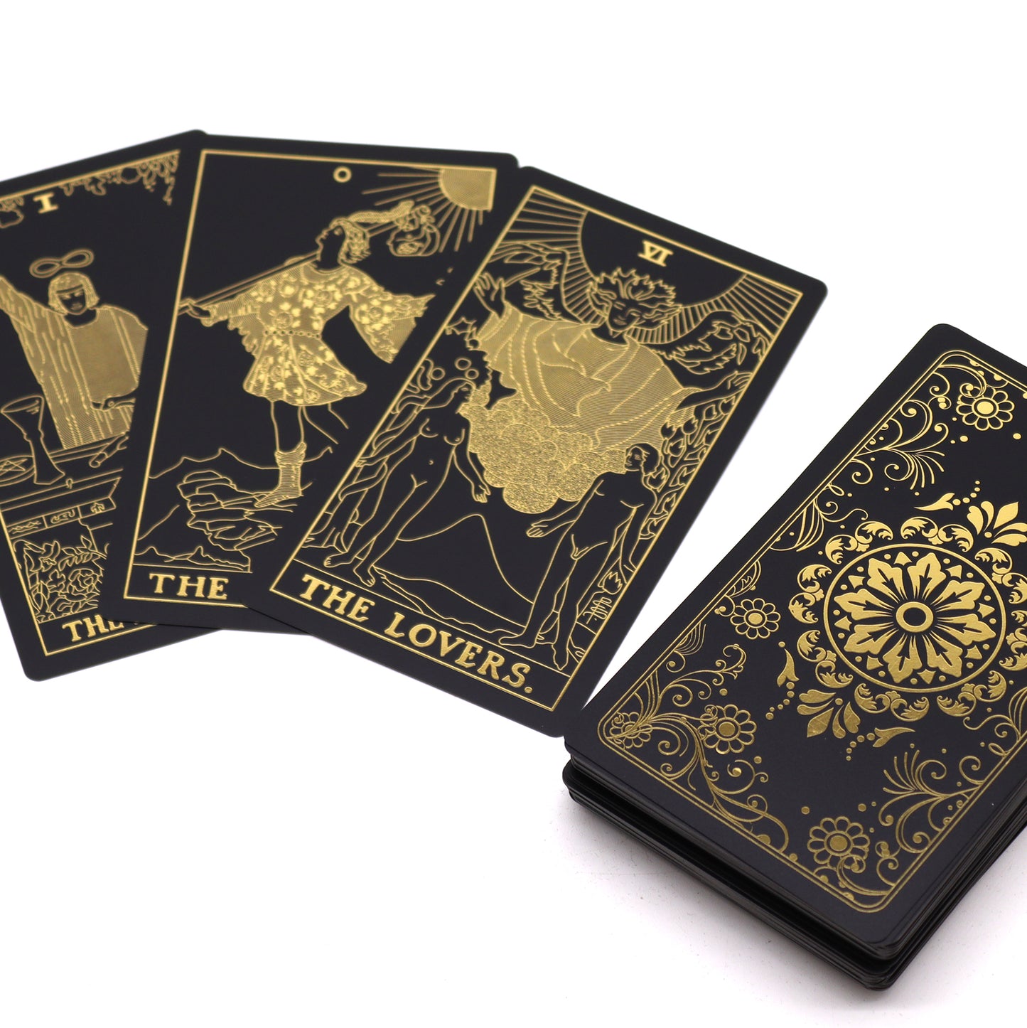 Gold Foil Tarot Set with Book - Gift Box