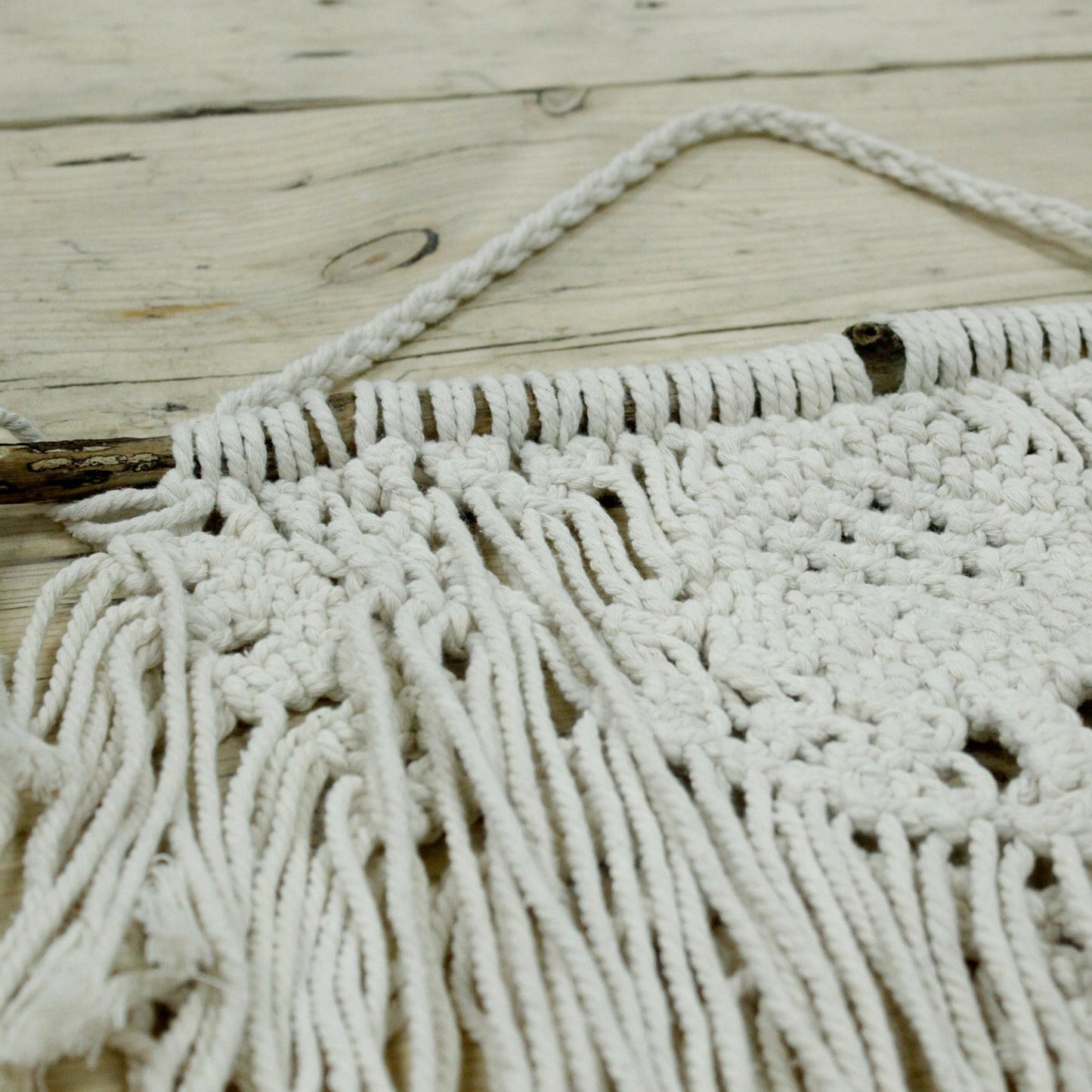 Hand-Made Macrame Wall Hanging - Home & Heart