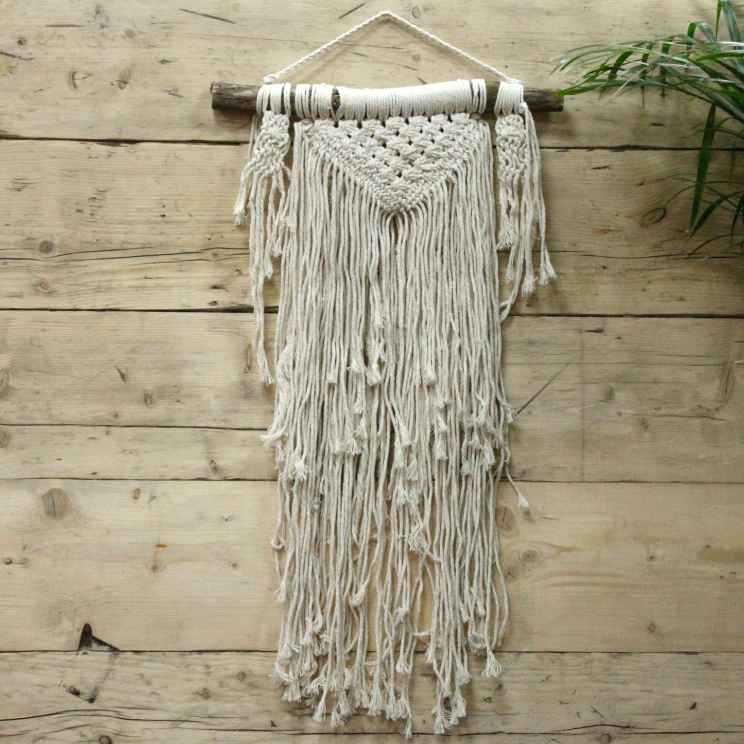 Hand-Made Macrame Wall Hanging - Natural Abundance