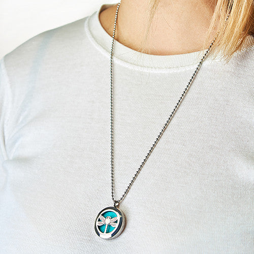 Aromatherapy Jewellery Necklace - Turtle 25mm