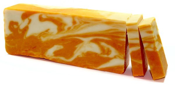 Orange - Olive Oil Soap Slice