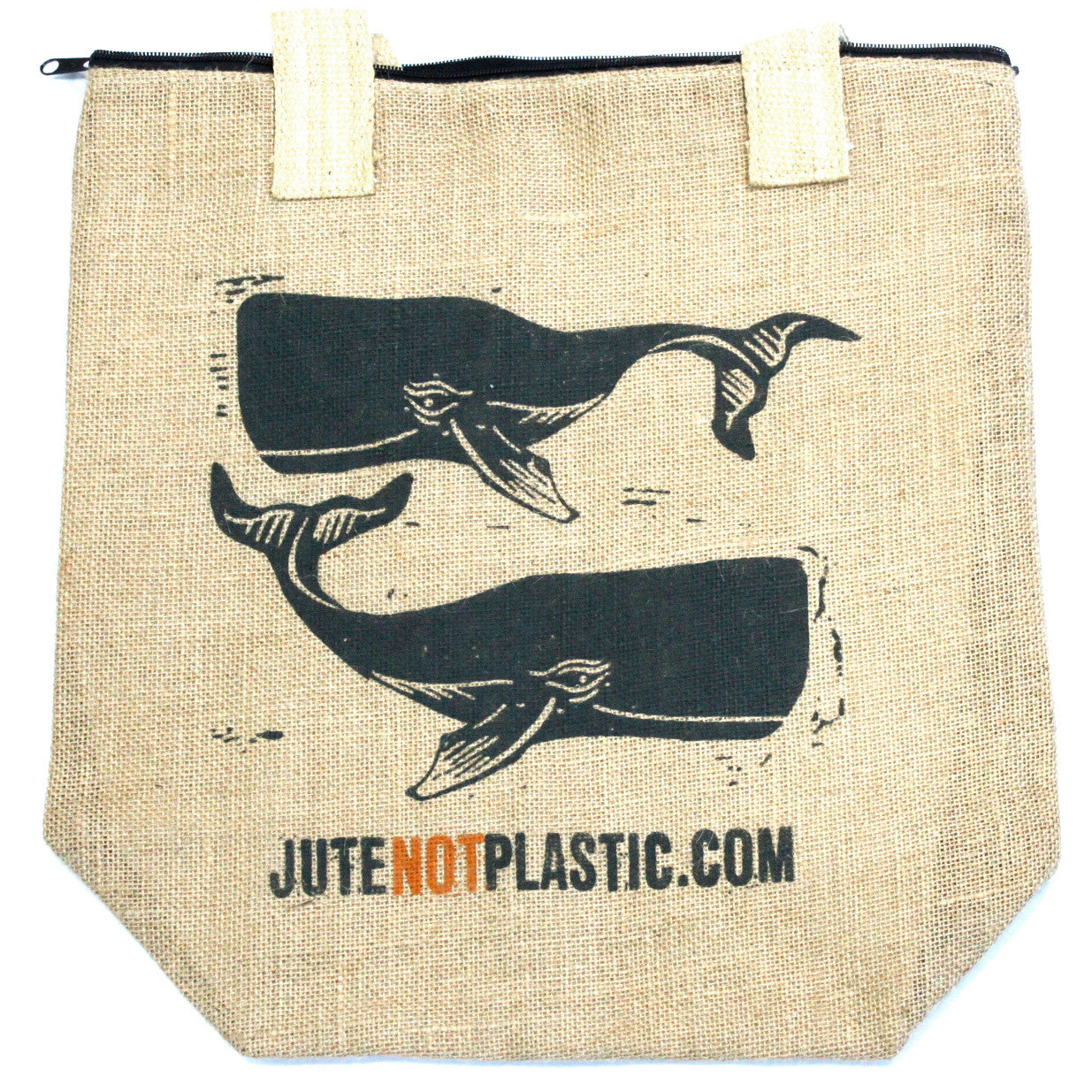 Two Whales Jute Bag