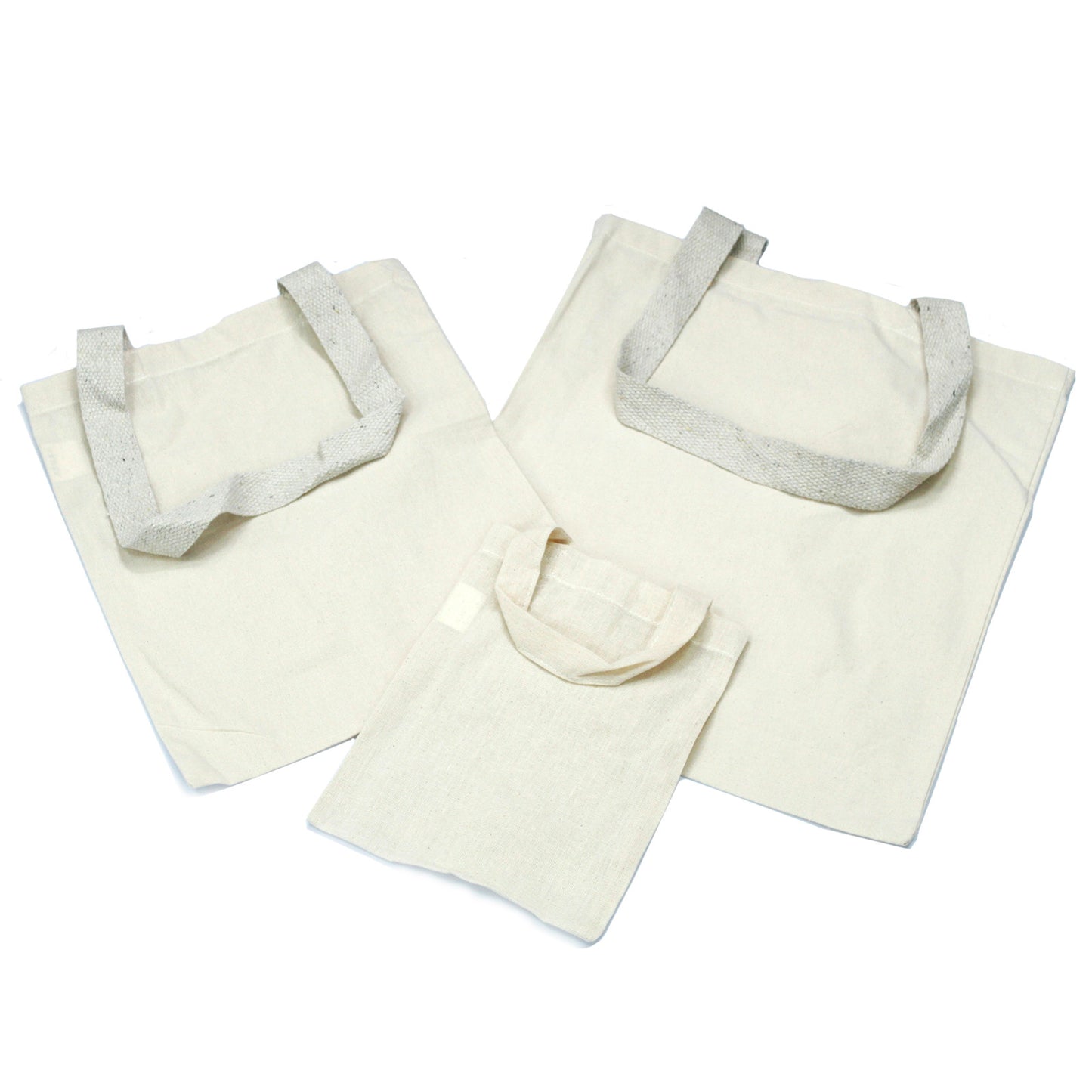 Lrg Natural 6oz Cotton Bag 38x42cm