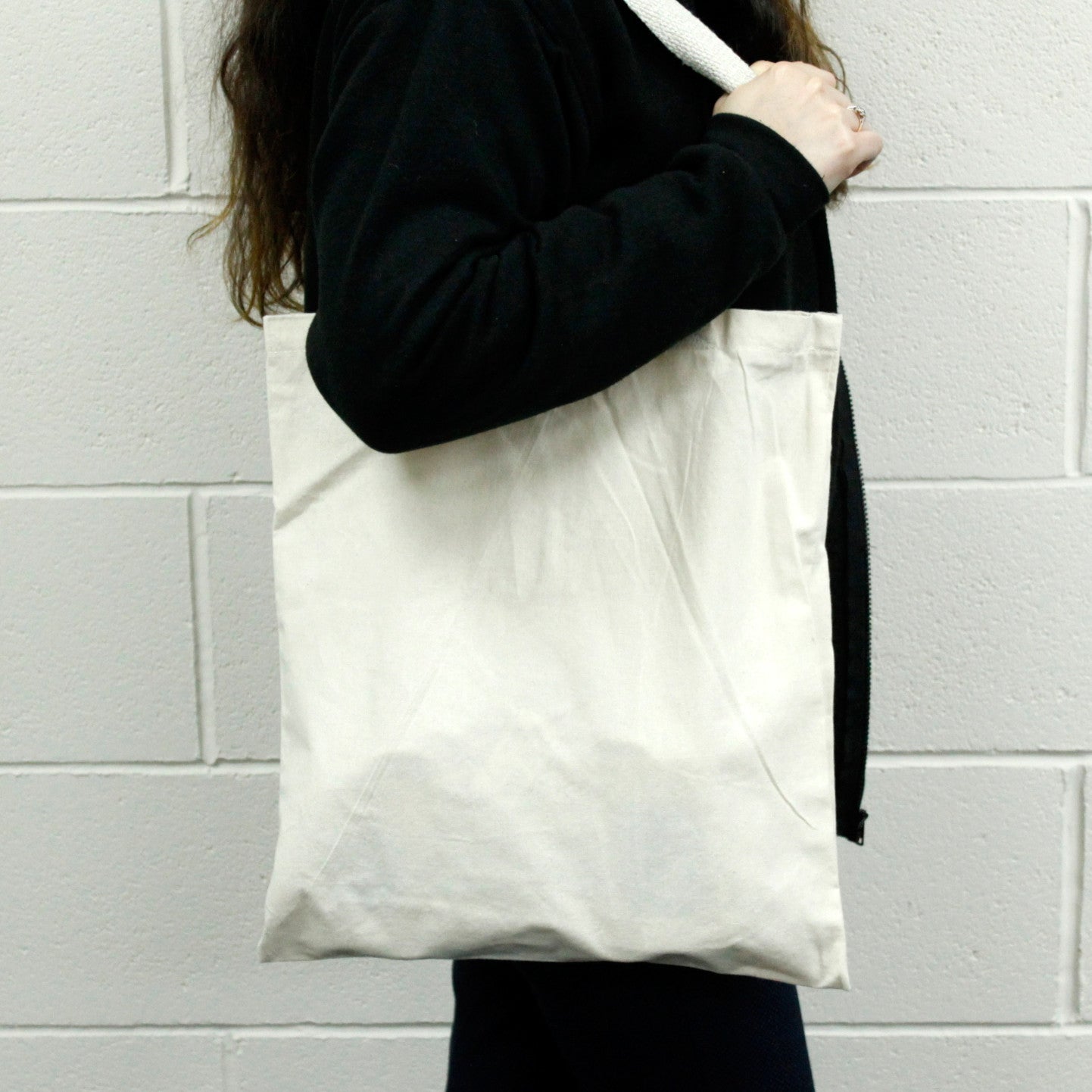 Lrg Natural 6oz Cotton Bag 38x42cm