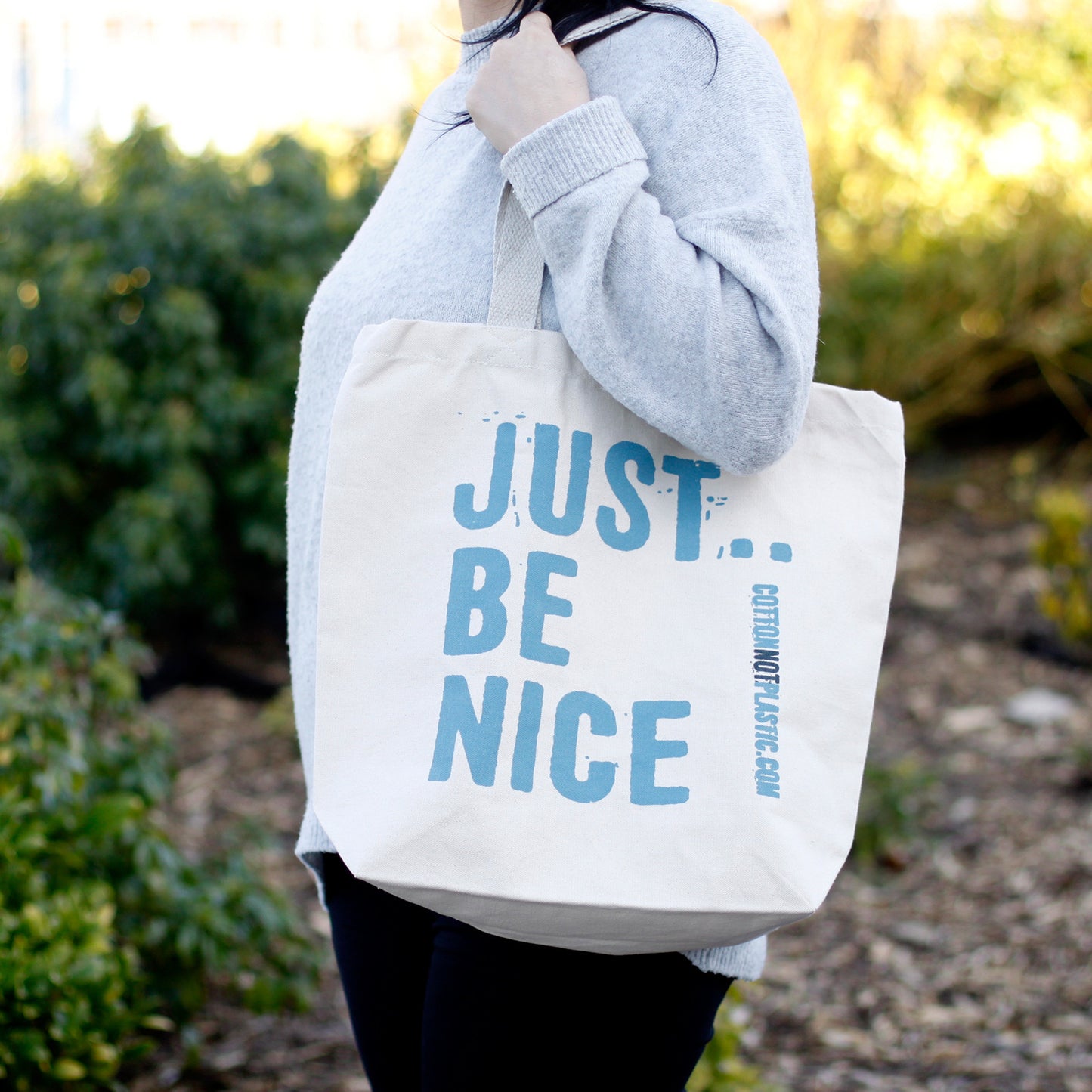 Just Be Nice Tote Bag - (4 designs)