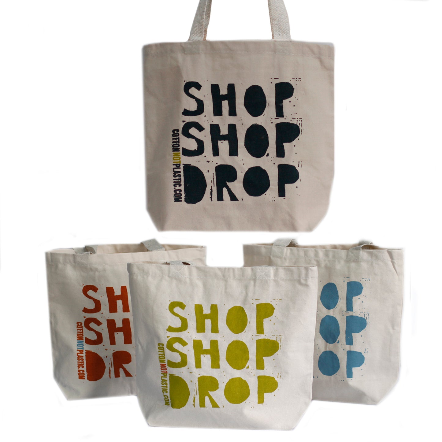 Shop Shop Drop Tote Bag - (4 designs)