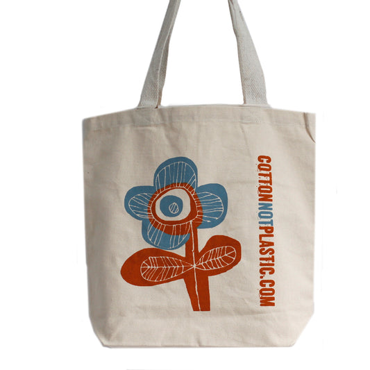 Bright Flower Tote Bag - (4 designs)