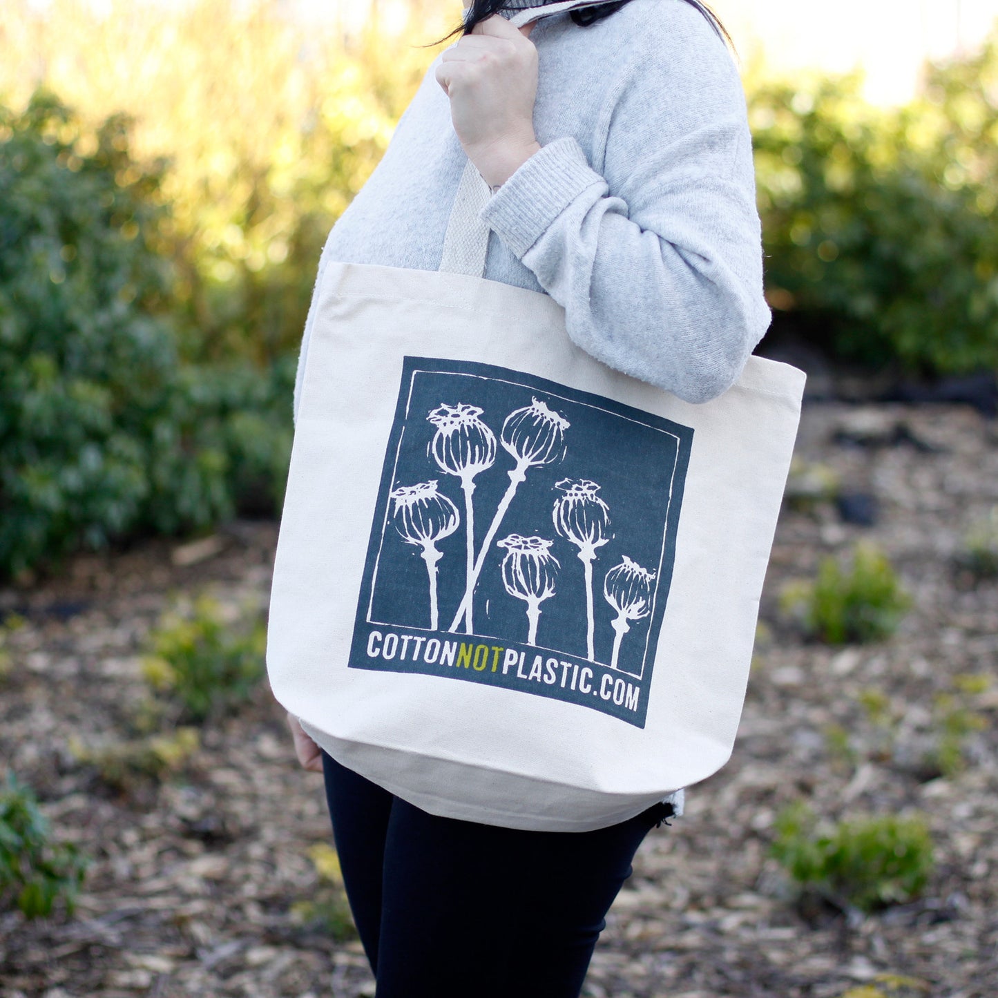 Poppy Heads Tote Bag - (4 designs)