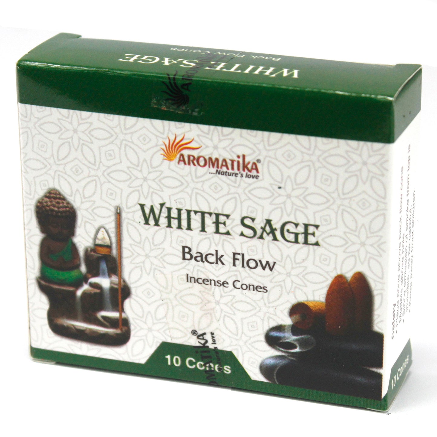 Backflow Incense Cones - White Sage