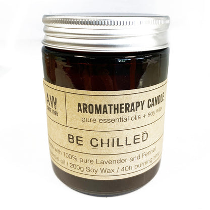 Aromatherapy Soy Candle 200g - Be Chilled