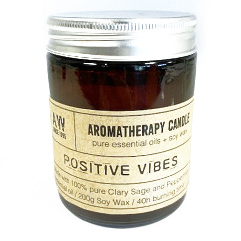 Aromatherapy Soy Candle 200g - Positive Vibes