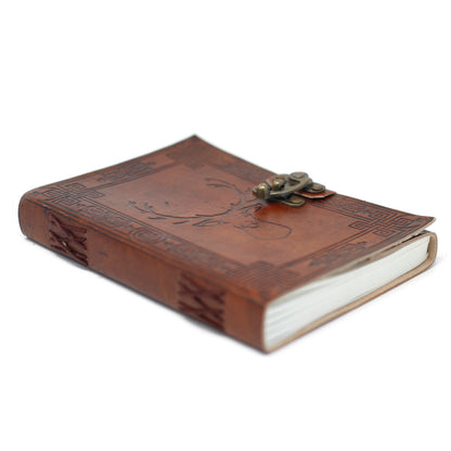 Leather Stag Notebook  (200 Pages)