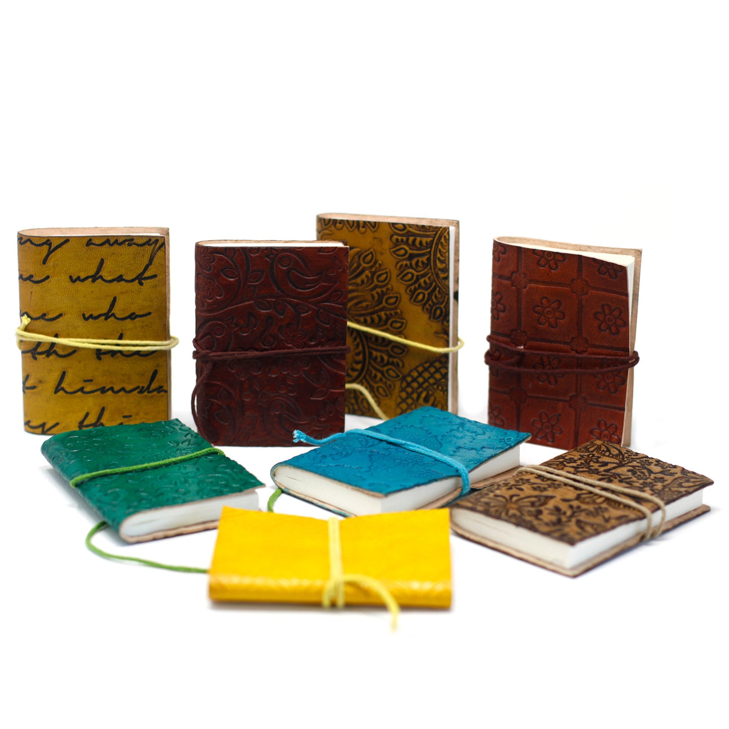 Mini Assorted Leather Notebook (10x7.5 cm)  - 1 piece