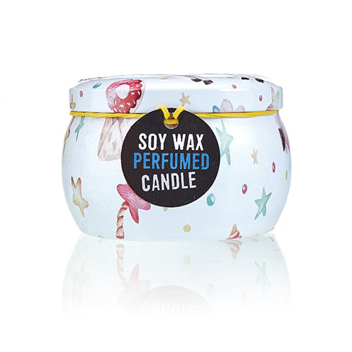 Art Tin Candle - Unicorns