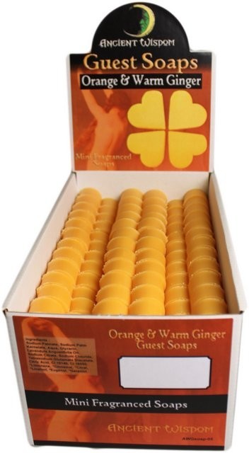 Heart Guest Soaps - Orange & Warm Ginger (10 Pack)