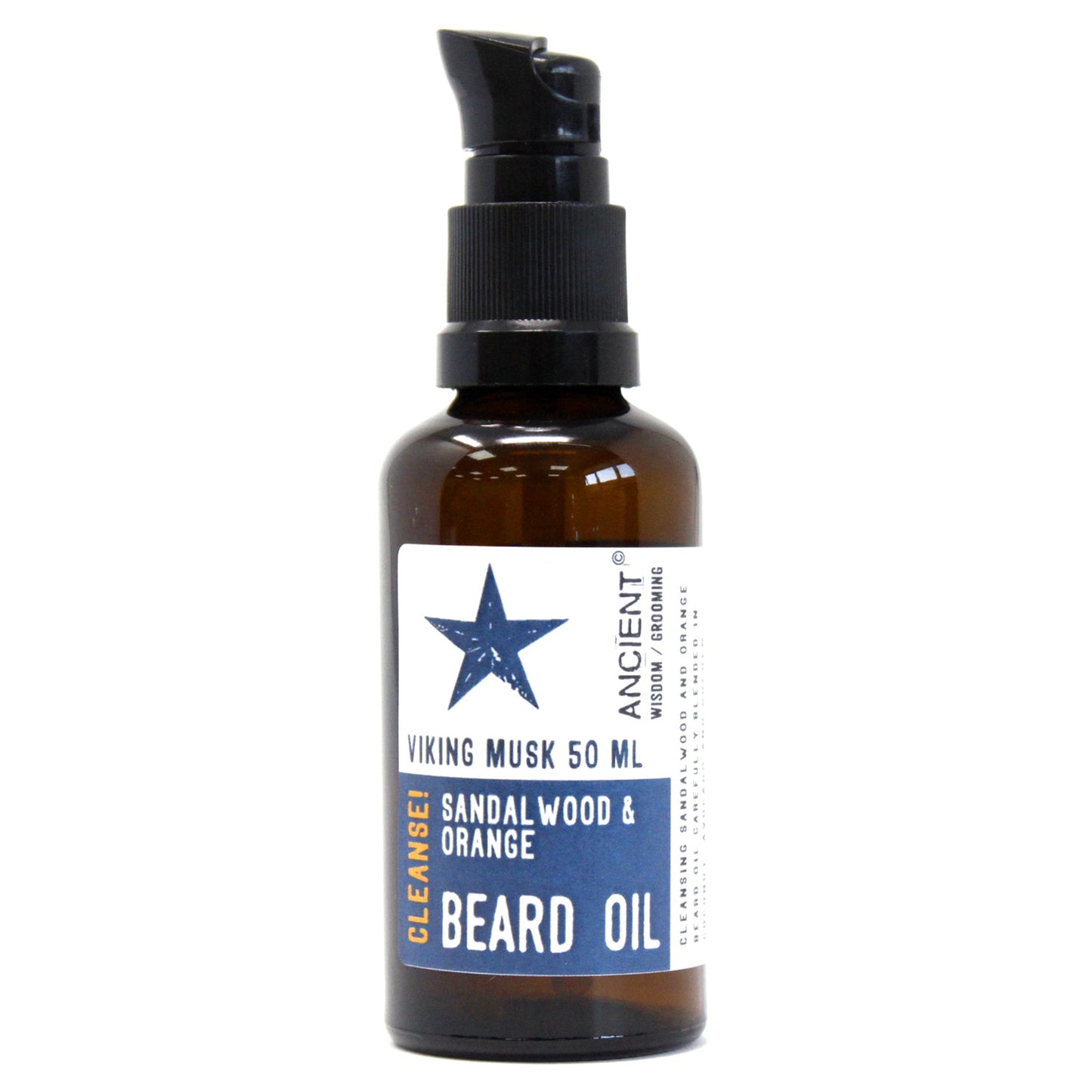 50ml Beard Oil - Viking Musk - Cleanse!