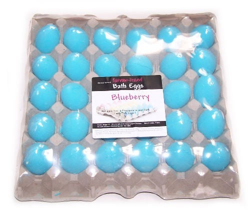 Tray of 30 Bath Eggs - Blueberry