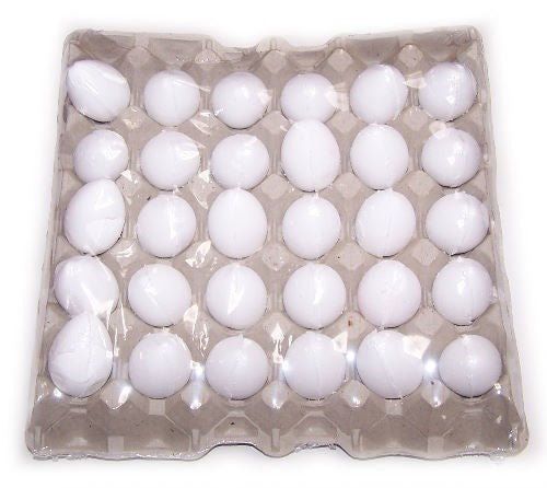 Tray of 6 Bath Eggs - Coconut