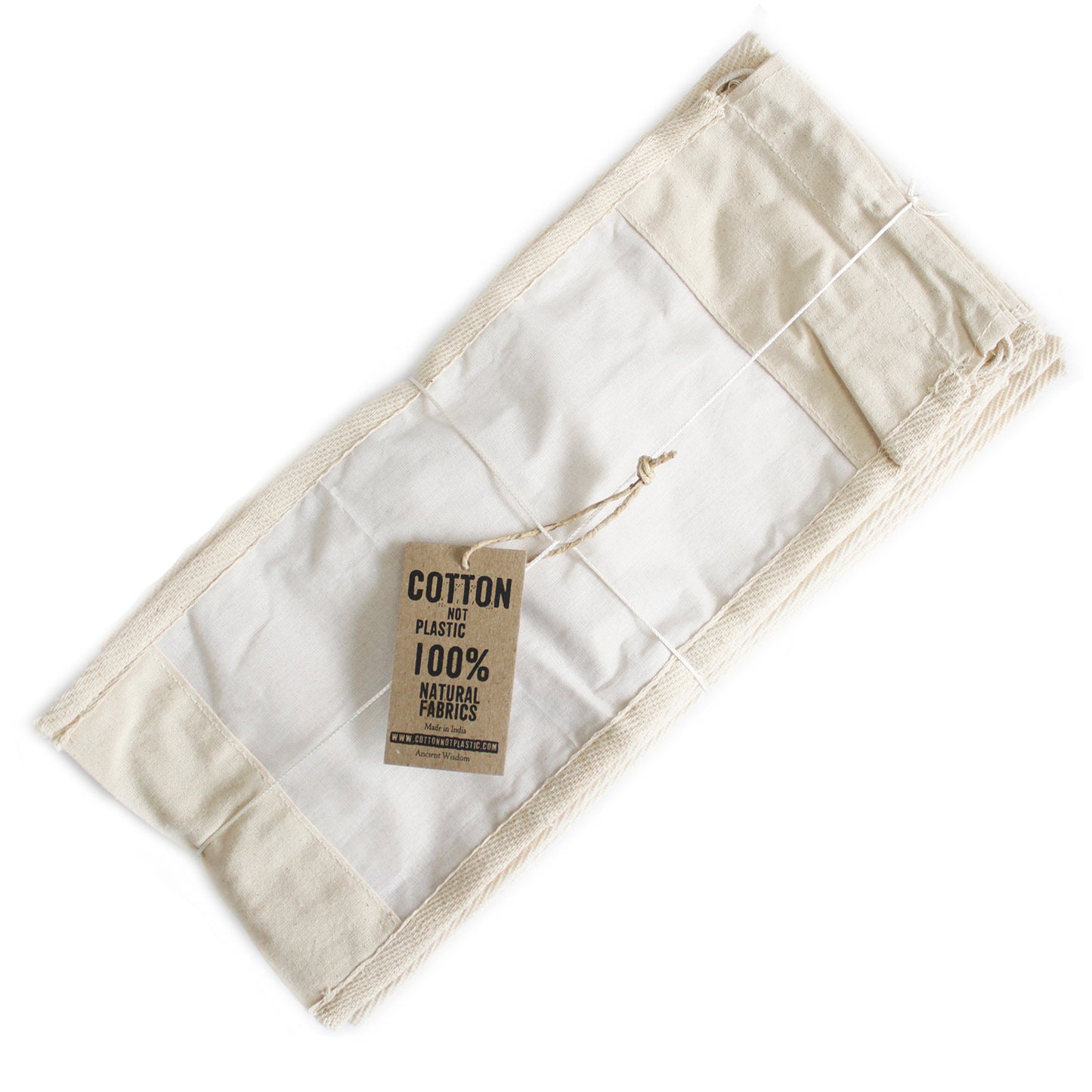 Long Cotton Window Pouch - 35x15cm