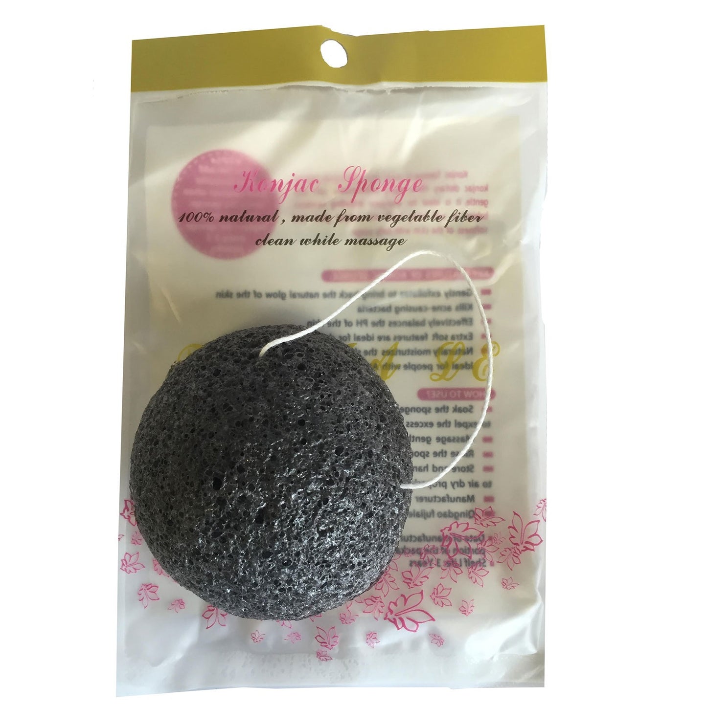 Konjac Sponge - Charcoal