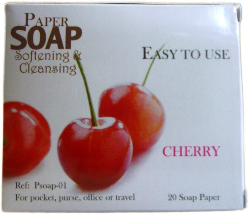 Pocket Paper Soaps - Cherry