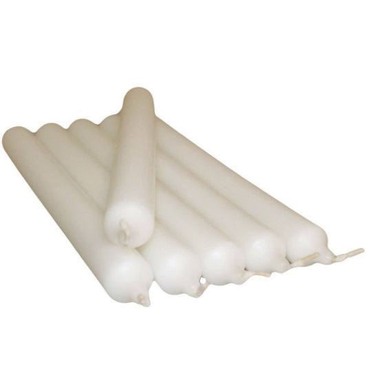 White Dinner Candles - 5 Pack