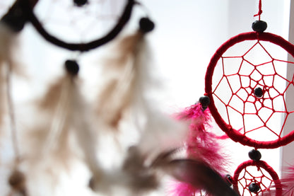 Bali Dreamcatcher - Large Round - Available in Pink, Purple & Turqoise