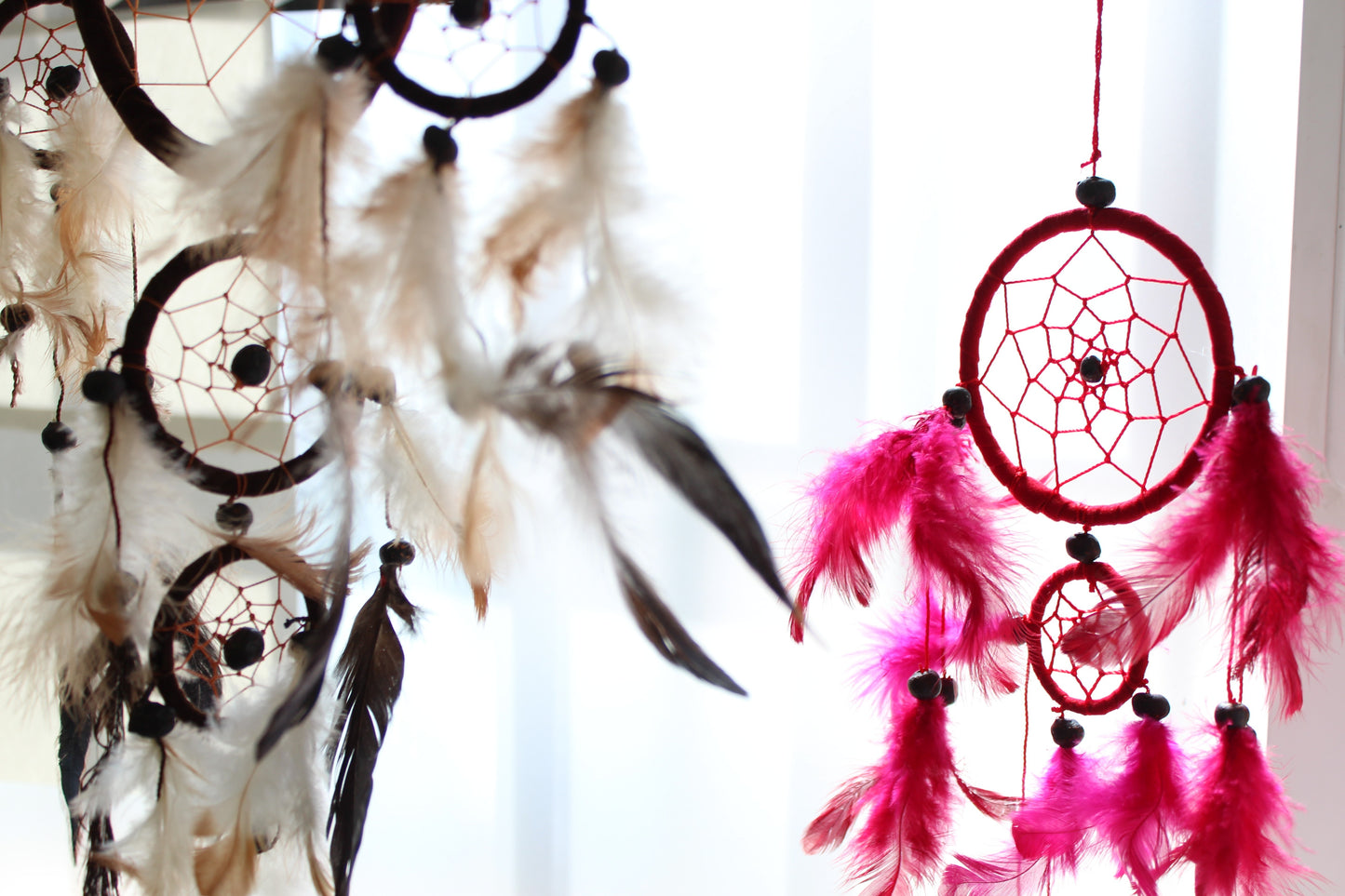 Bali Dreamcatcher - Small Round - Available in Pink, Purple & Turqoise